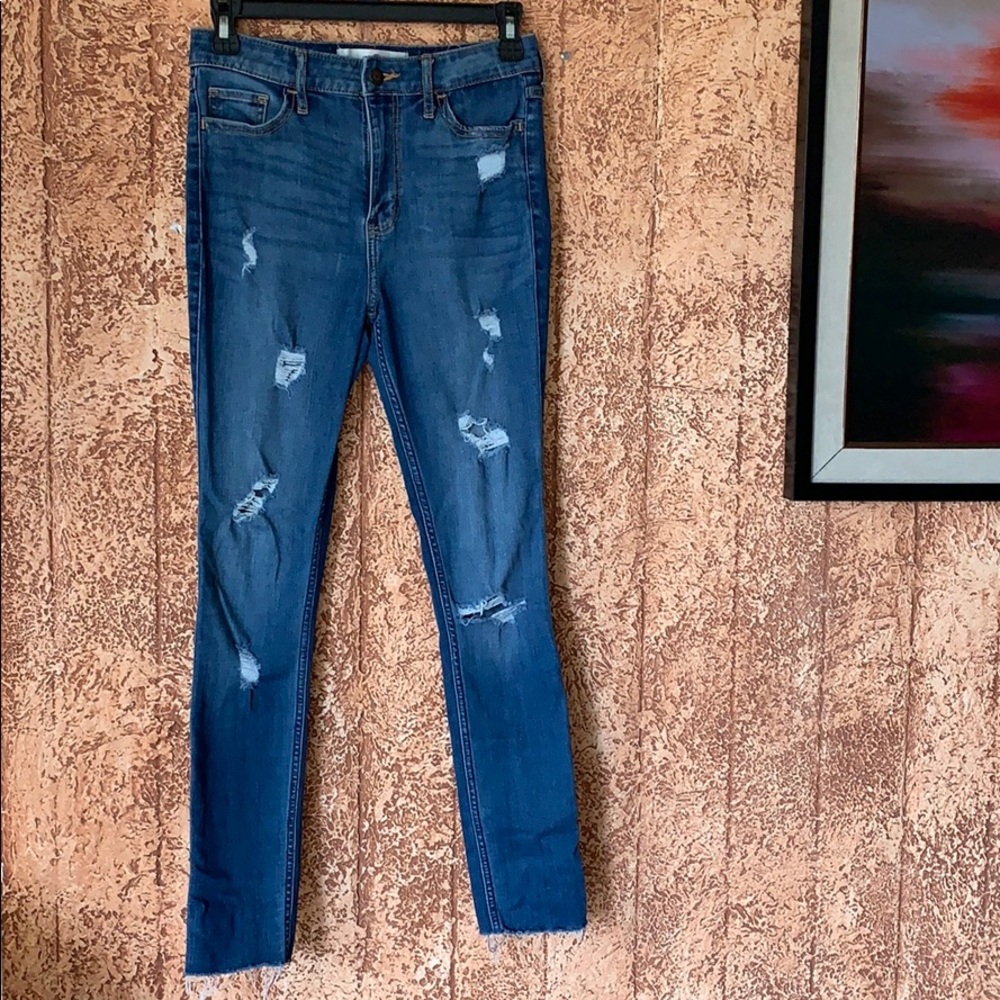 Hollister high rise super skinny